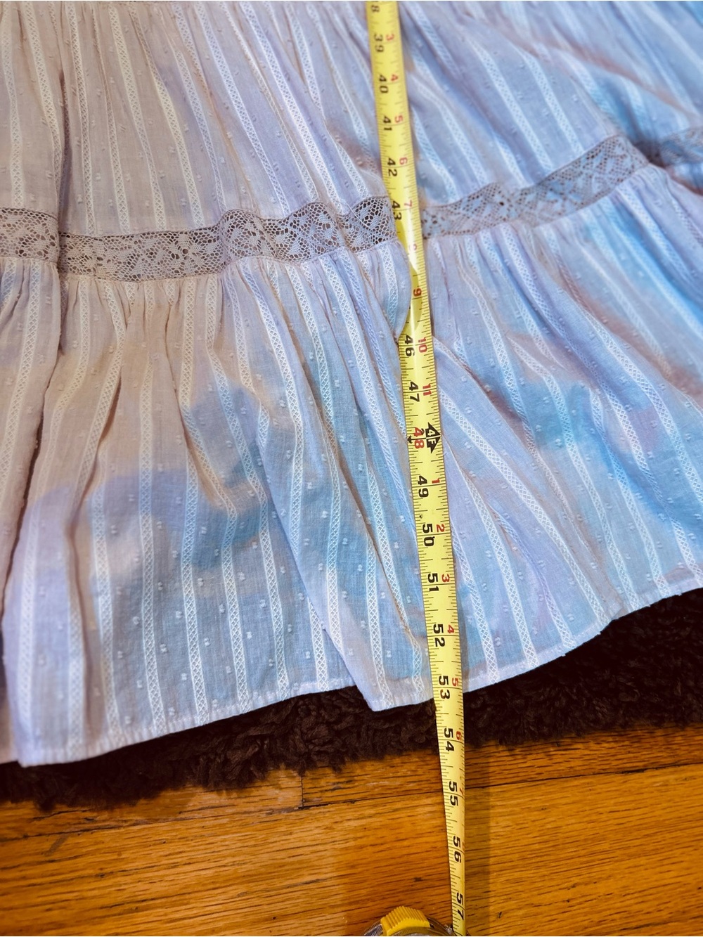 Gorgeous Washed But Not Worn American Eagle   Light Pink Dress with Slip - Picture 10 of 12